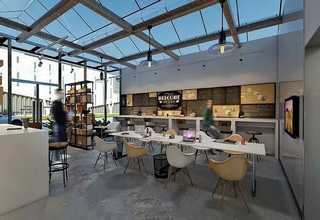 文成百葉窗玻璃隔斷